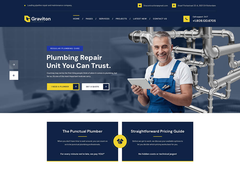 Home 01 One Page – Elite Structure Consultant