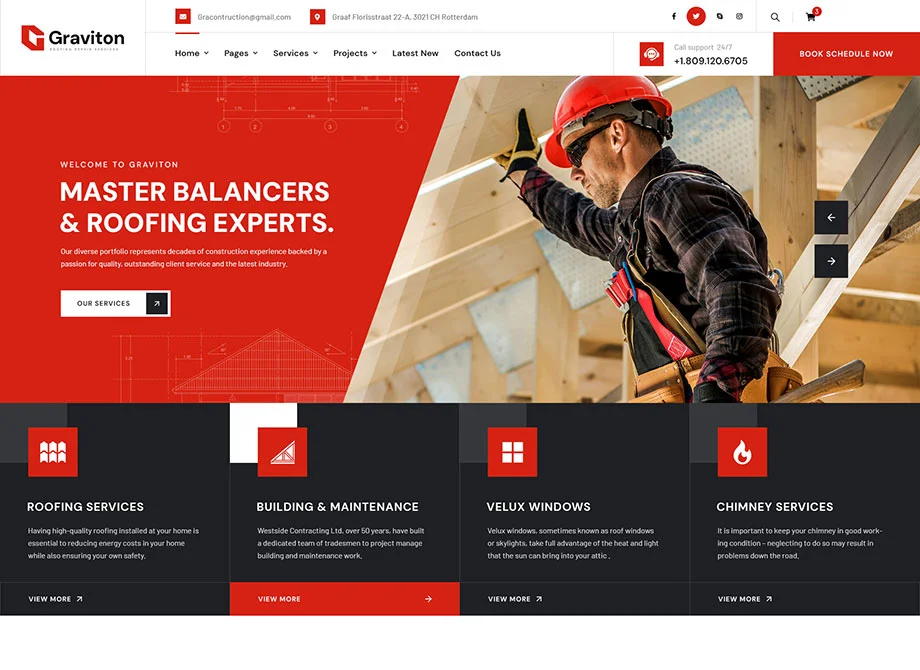 Home 01 One Page – Elite Structure Consultant